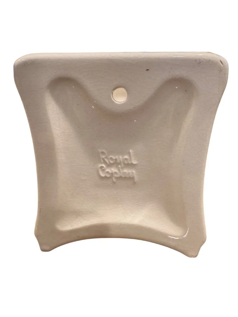 Royal Copley Wall Pocket Salt Box Farm House Decor Salt Server Farmhouse Vintage